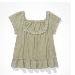 AE RUFFLE TEE